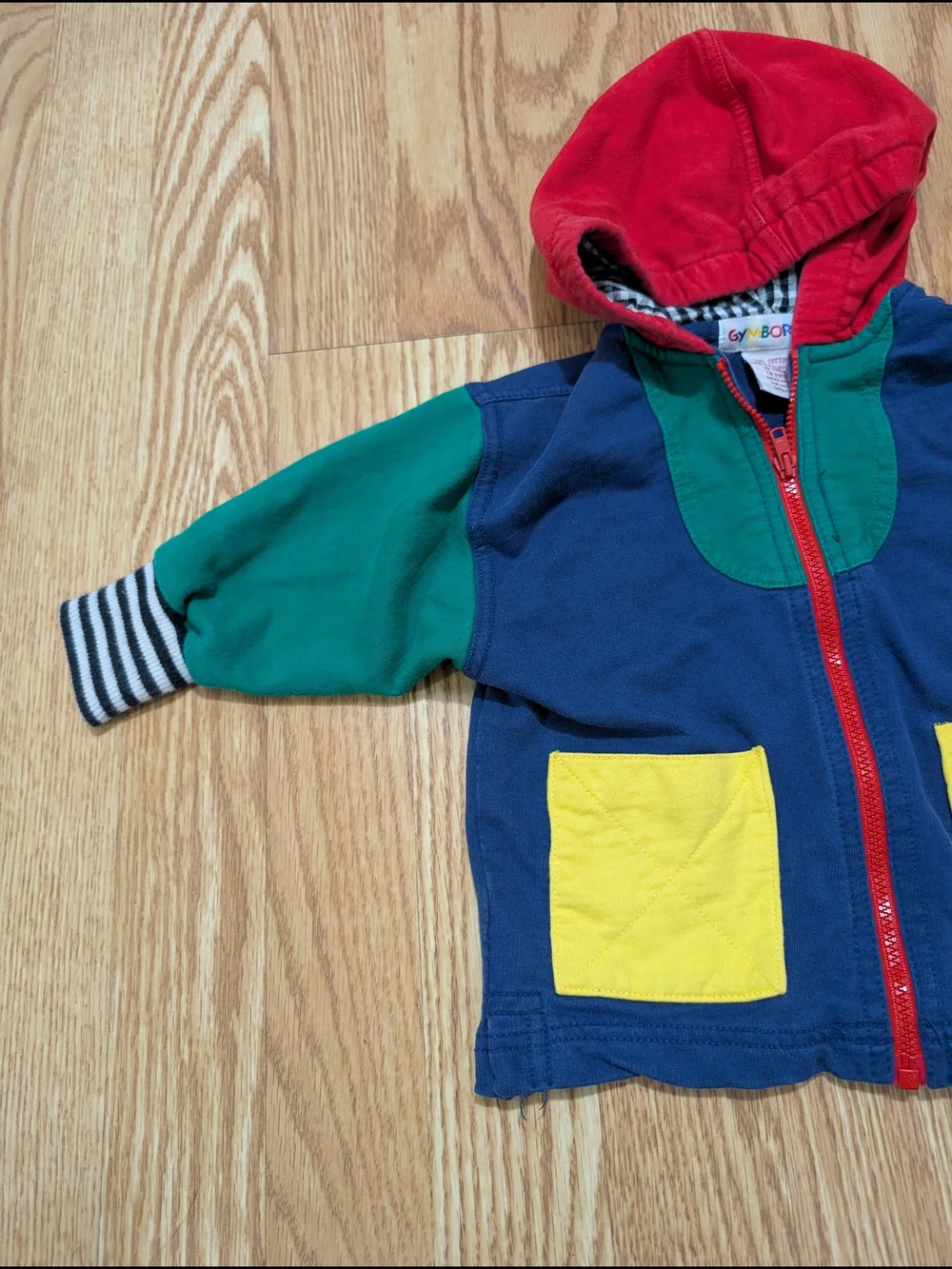 Vintage 90's Gymboree Color Block Zip Jacket Infant